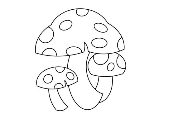 小蘑菇简笔画怎么画小蘑菇简笔画步骤教程