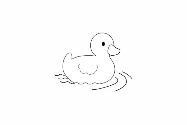 动漫小鸭子简笔画怎么画?鸭子简笔画的画法和步骤