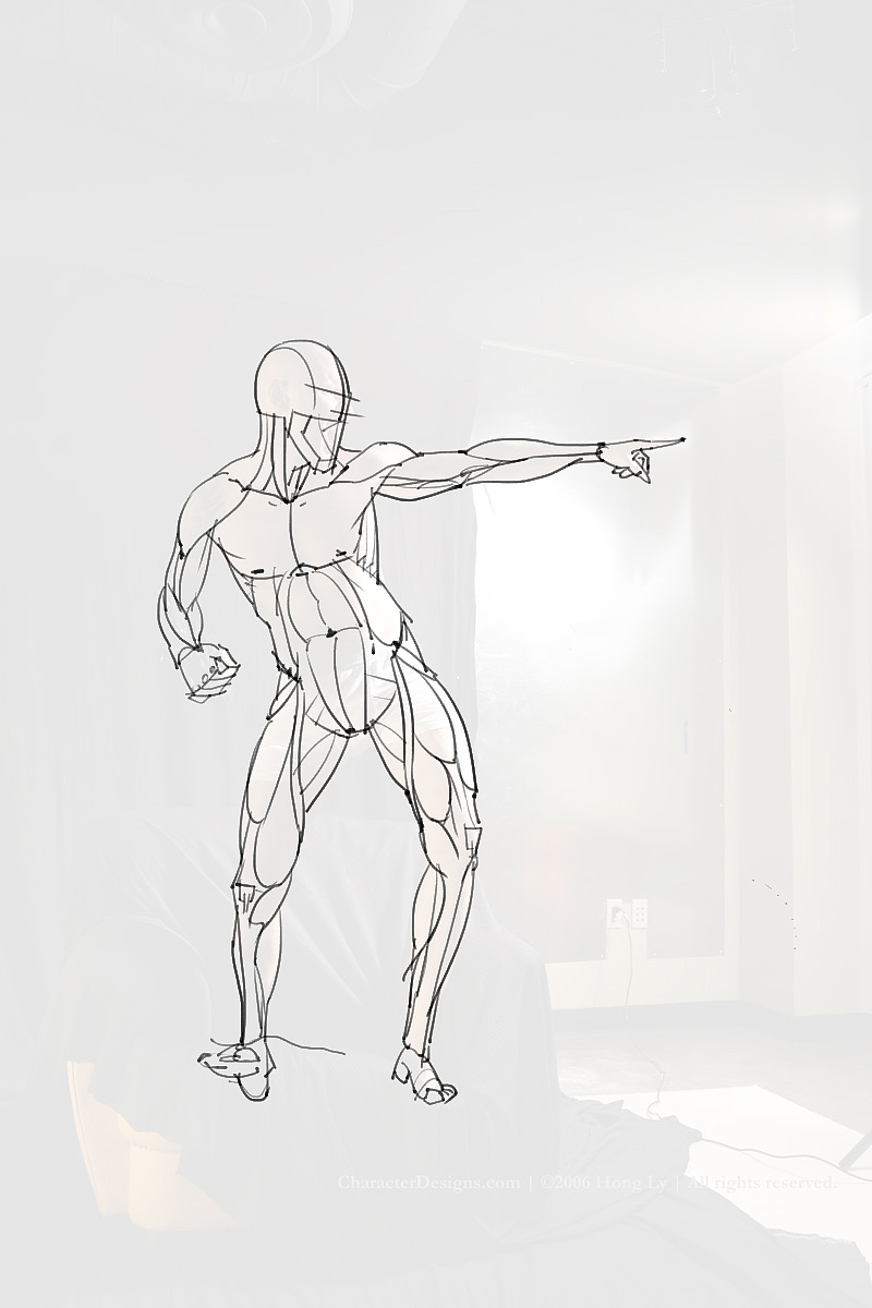 「动漫设计素材」分享一波绘画专用人体解剖素材 part 09